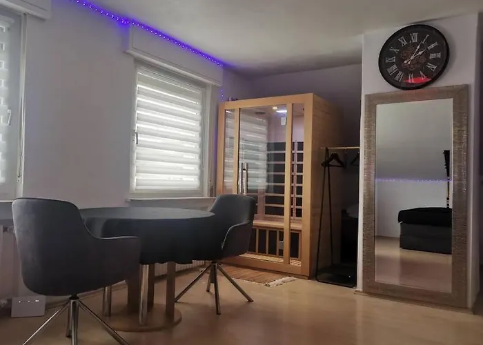 Wohnung Am Kurpark Mit Privater Innensauna & Led! Schluesselbox